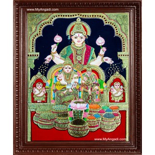 Kubera Lakshmi Tanjore Paintings