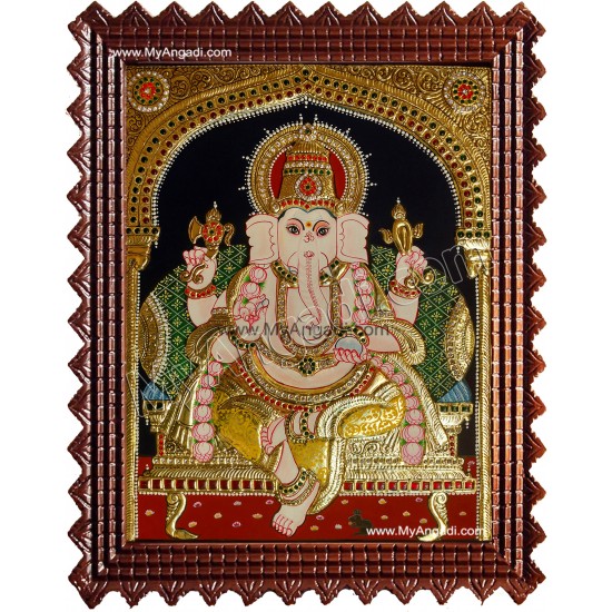 Ganesha Tanjore Painting