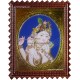 Krishna Playing Flute Tanjore Painting