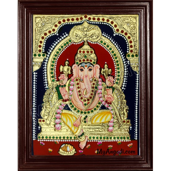 Ganesha Tanjore Painting