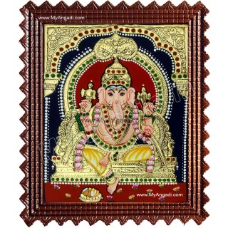 Ganesha Tanjore Painting