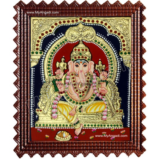 Ganesha Tanjore Painting Ganesha Tanjore Painting
