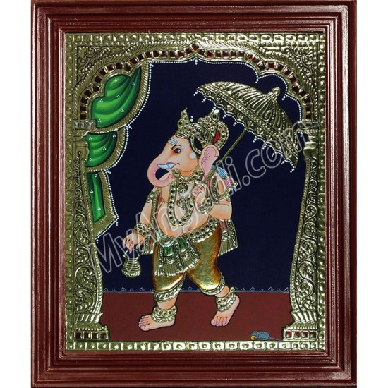 Mapillai Ganesha Tanjore Paintings Mapillai Ganesha Tanjore Paintings