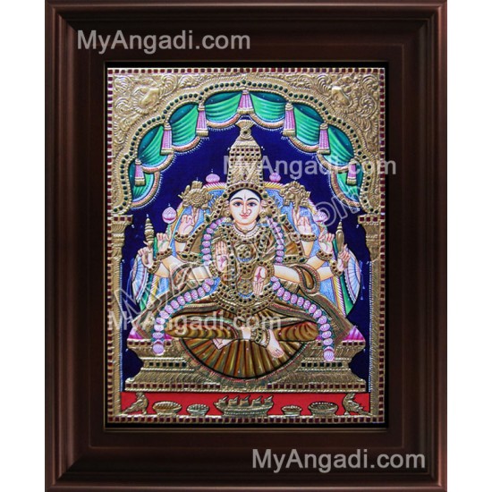 Aishwarya Lakshmi Tanjore Painting, Ishwarya Lakshmi Tanjore Painting