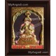 Annapoorani Emboss Tanjore Painting, Traditional Annapoorani Tanjore Painting