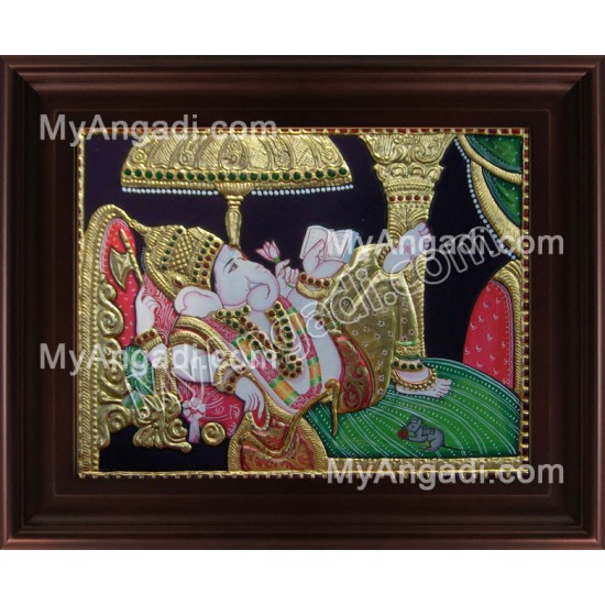 Book Ganesha Tanjore Painting, Ganesha Tanjore Painting