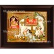 Child Ko Krishna Tanjore Painting, Baby Krishna Tanjore Painting