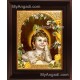 Child Krishna Tanjore Painting, Baby Krishna Tanjore Painting