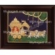 Geetha Saaram Tanjore Painting, Krishna Arjuna Chariot Tanjore Painting Geetha Saaram Tanjore Painting, Krishna Arjuna Chariot Tanjore Painting