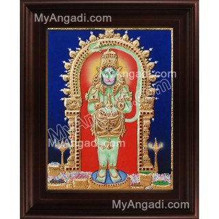 Hanuman Tanjore Painting, Anchaneyar Tanjore Painting