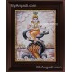 Kalinga Narthanam Krishna Tanjore Painting, Krishna Tanjore Painting