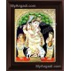 Krishna With Flute Tanjore Painting, Krishna Tanjore Painting