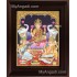 Lakshmi, Saraswathi, Ganesha Tanjore Painting, Lakshmi Tanjore Painting