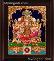 Other Goddess Tanjore Paintings Other Goddess Tanjore Paintings