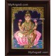 Lotus Dhana Lakshmi Tanjore Painting, Dhanalakshmi Tanjore Painting