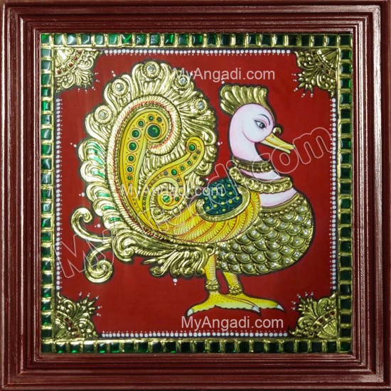 Peacock Tanjore Painting