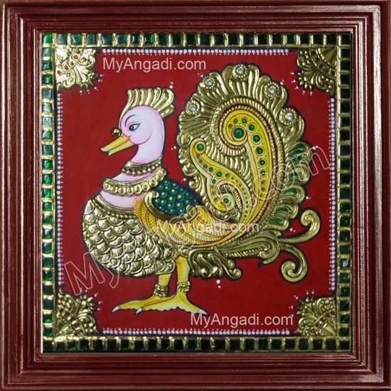 Peacock Tanjore Painting