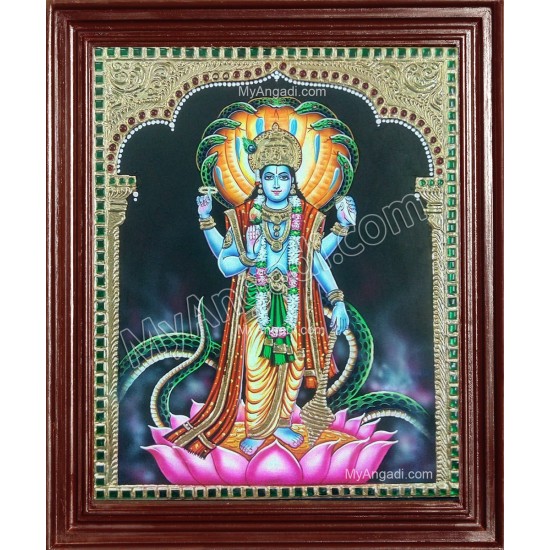 Vishnu Tanjore Painting