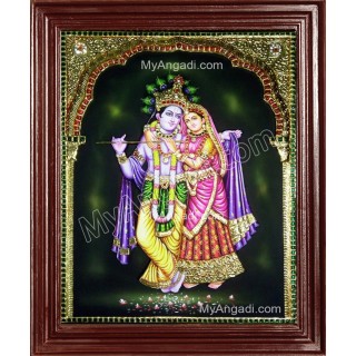 Radhe Krishna Tanjore Painting