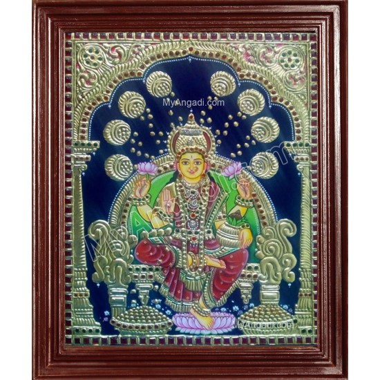 Maha Lakshmi Tanjore Painting Maha Lakshmi Tanjore Painting