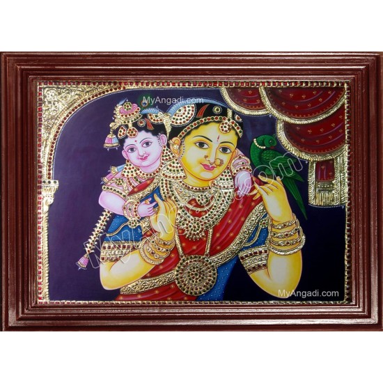 Yasodha Krishna Tanjore Paintings Yasodha Krishna Tanjore Paintings