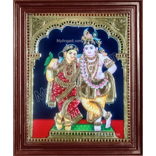 Radha Krishna Tanjore Paintings