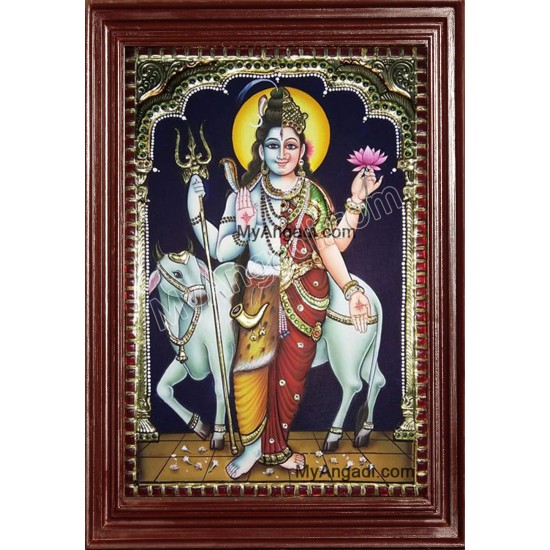 Ardhnarishwar Tanjore Paintings Ardhnarishwar Tanjore Paintings
