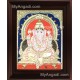 Mantap Ganesha Tanjore Painting, Ganesha Tanjore Painting Mantap Ganesha Tanjore Painting, Ganesha Tanjore Painting