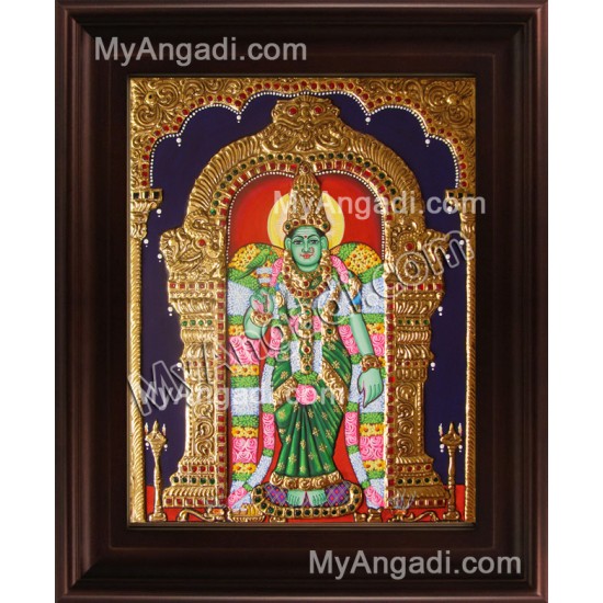 Meenakshi Tanjore Painting, Amman Tanjore Painting