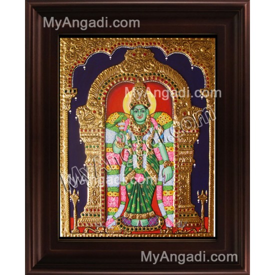 Meenakshi Tanjore Painting, Amman Tanjore Painting