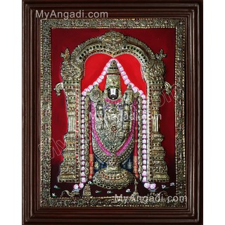 Thirupathi Venkatachalapathi Tanjore Painting