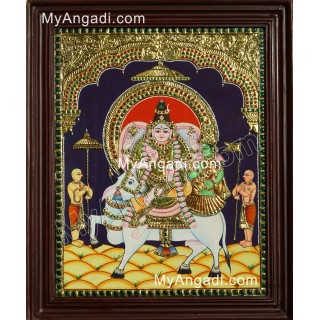 Pradosham Sivan Tanjore Painting