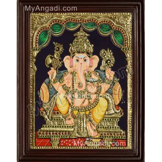 Ganesha Tanjore Painting