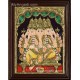 Panchamuga Ganesha Tanjore Painting Panchamuga Ganesha Tanjore Painting