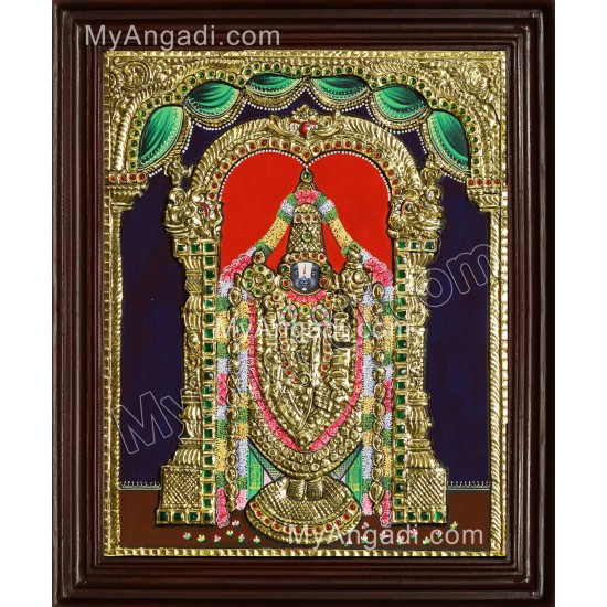Thirupathi Venkatachalapathi Tanjore Painting Thirupathi Venkatachalapathi Tanjore Painting
