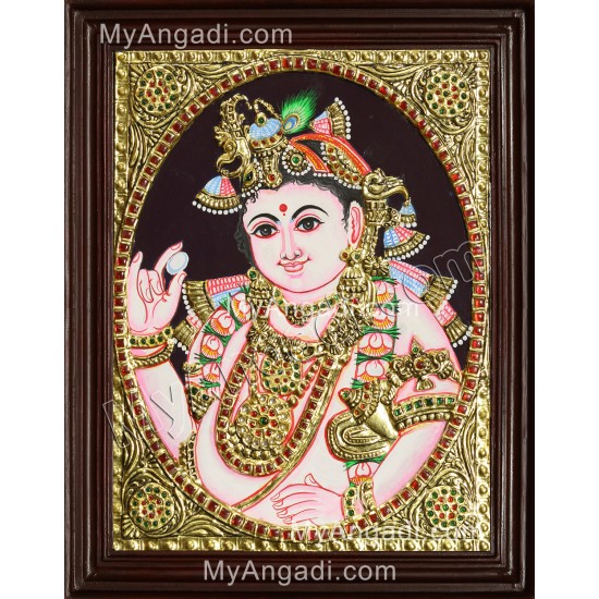 Krishna Tanjore Painting Krishna Tanjore Painting