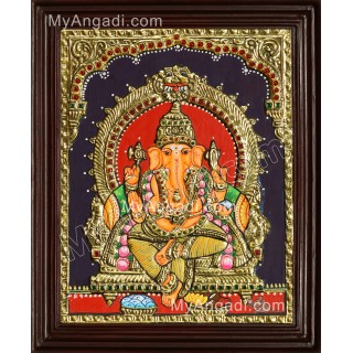 Ganesha Tanjore Painting