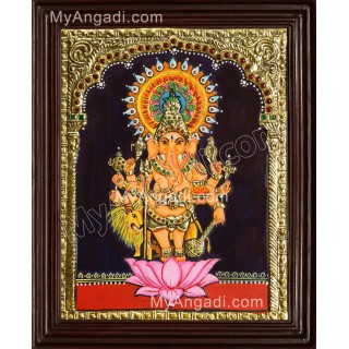 Ganesha Tanjore Painting