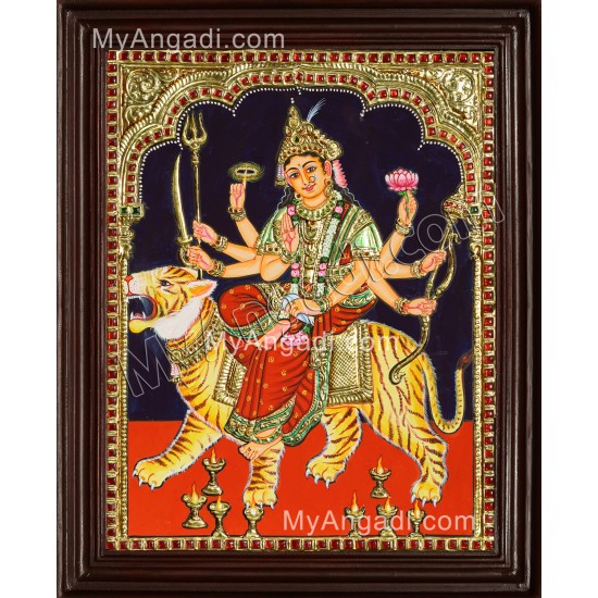 Durgai Tanjore Painting Durgai Tanjore Painting