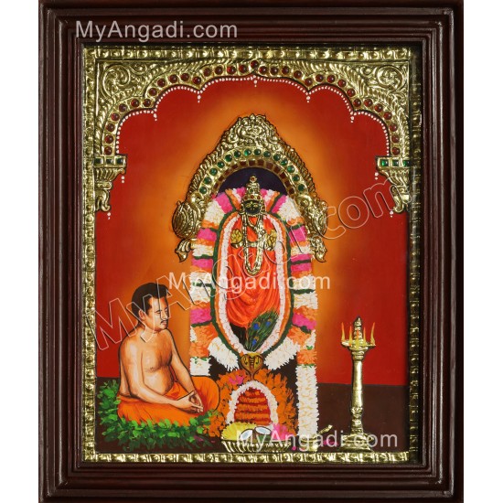 Melmaruvathur Amman Durga Tanjore Painting Melmaruvathur Amman Durga Tanjore Painting