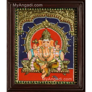 Ganesha Tanjore Painting