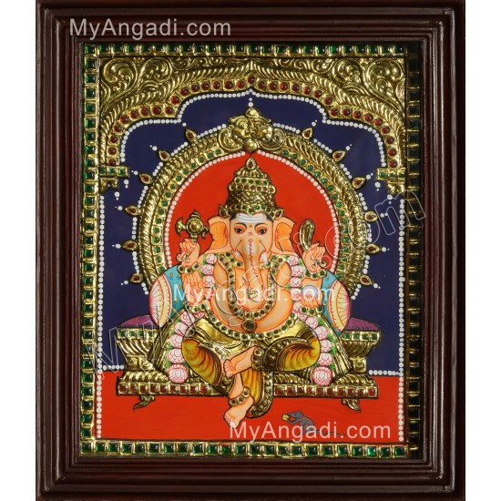 Ganesha Tanjore Painting Ganesha Tanjore Painting