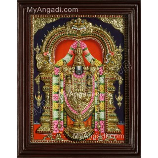 Thirupathi Venkatachalapathi Tanjore Painting