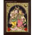 Krishna Rukmani Tanjore Painting