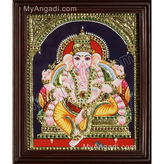 Ganesha Tanjore Painting