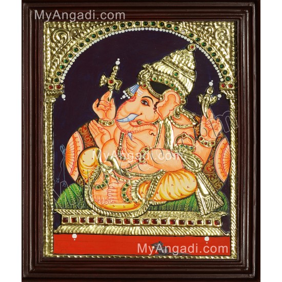 Ganesha Tanjore Painting Ganesha Tanjore Painting