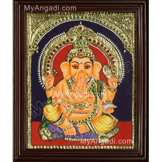 Ganesha Tanjore Painting