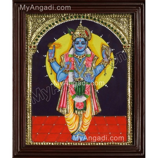 Lord Vishnu Tanjore Painting Lord Vishnu Tanjore Painting