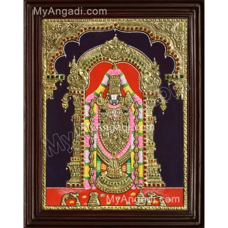 Thirupathi Venkatachalapathi Tanjore Painting