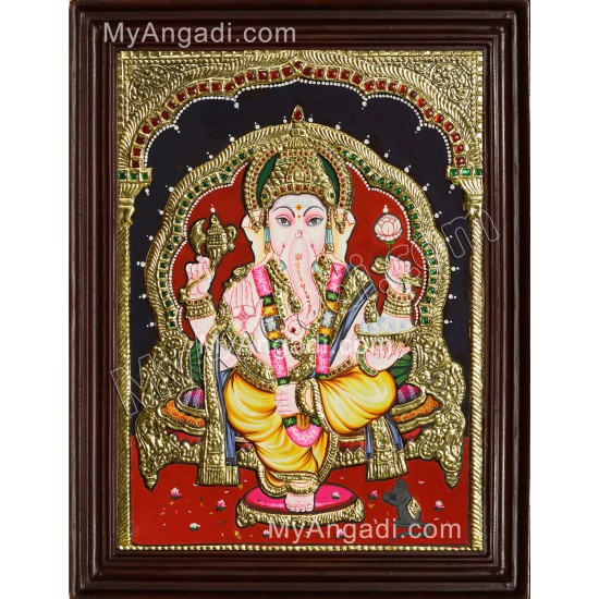 Ganesha Tanjore Painting